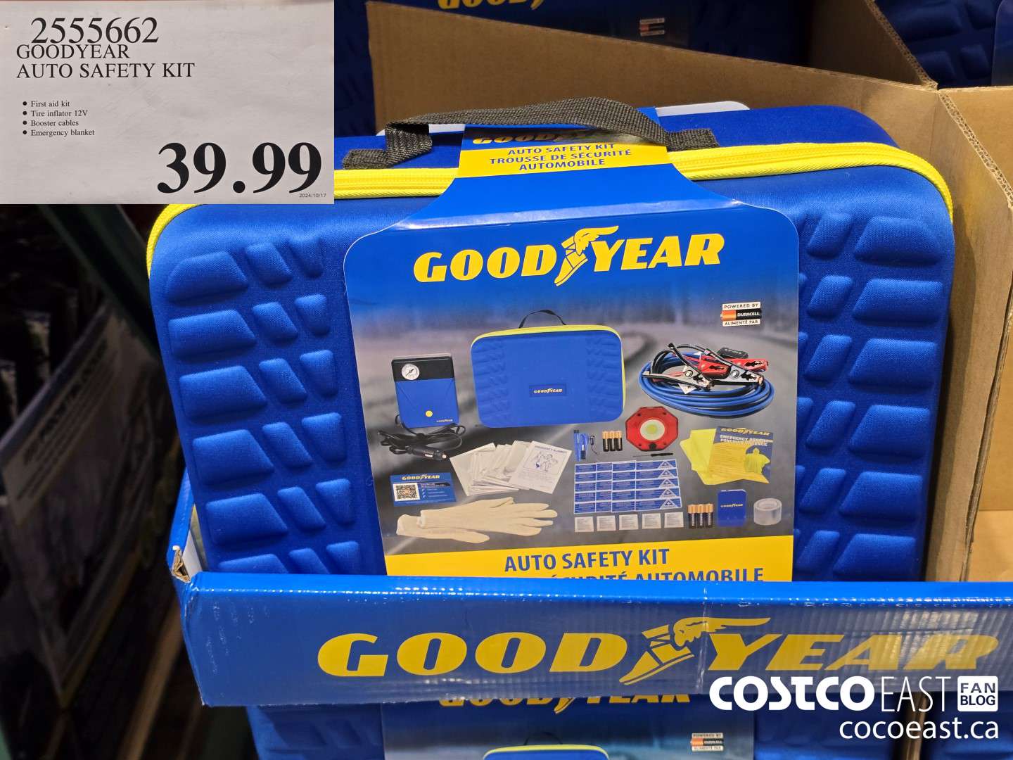 2555662 GOODYEAR AUTO SAFETY KIT $39.99