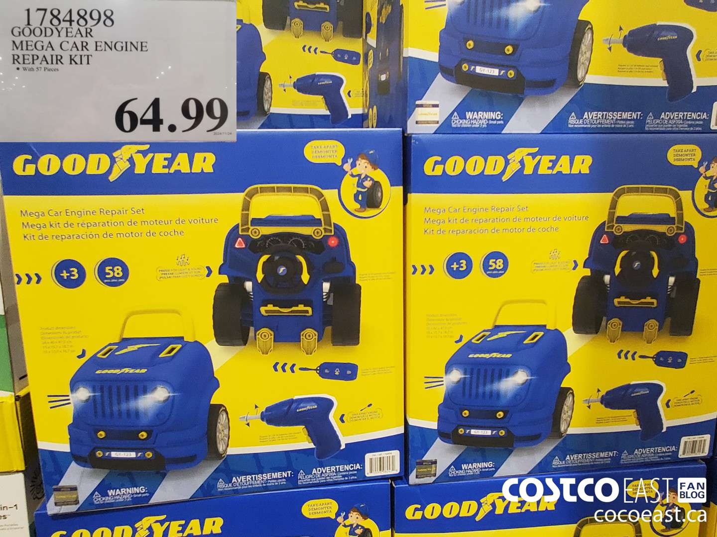 1784898 GOODYEAR MEGA CAR ENGINE REPAIR KIT $64.99