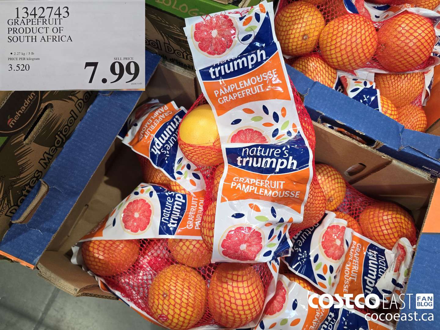 1342743 GRAPEFRUIT PRODUCT OF SOUTH AFRICA $7.99