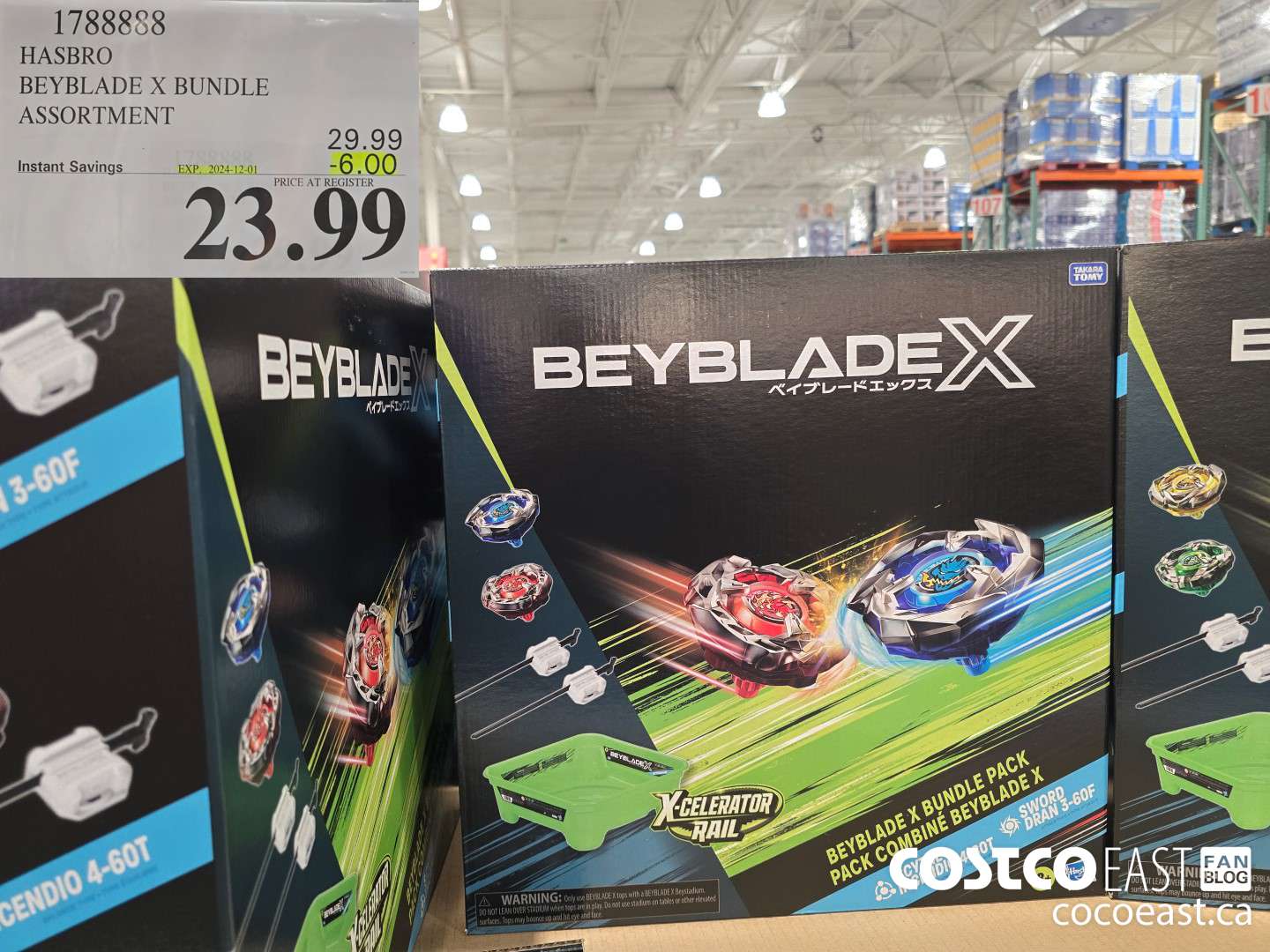 1788888 HASBRO BEYBLADE X BUNDLE ASSORTMENT ($6.00 INSTANT SAVINGS EXPIRES ON 2024-12-01) $23.99