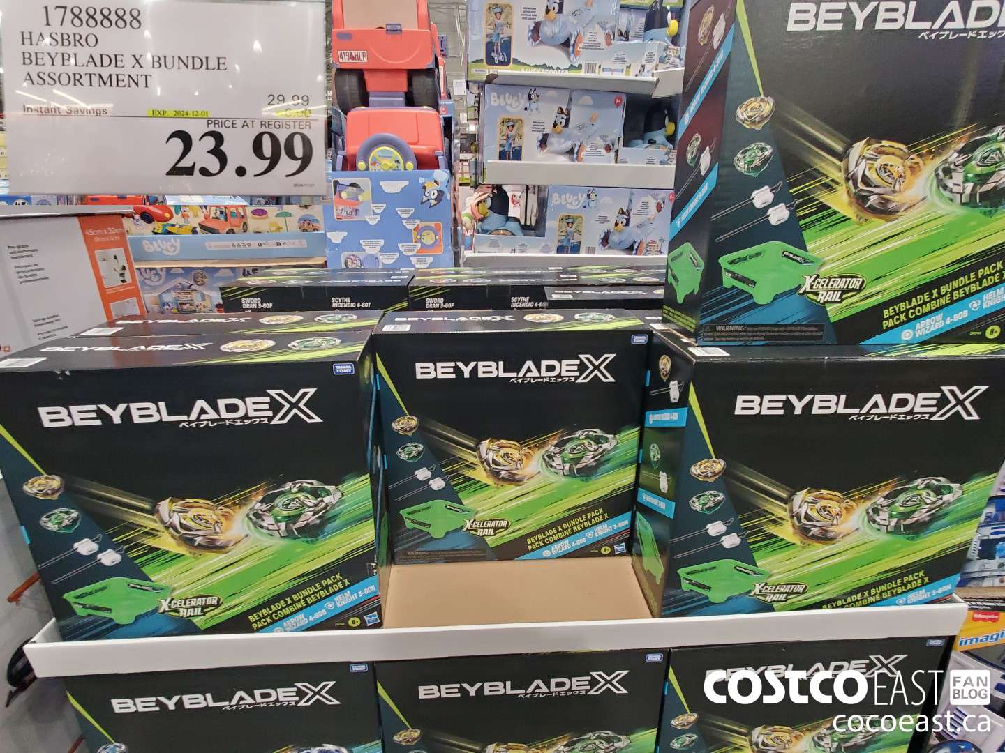 1788888 HASBRO BEYBLADE X BUNDLE ASSORTMENT ($6.00 INSTANT SAVINGS EXPIRES ON 2024-12-01) $23.99