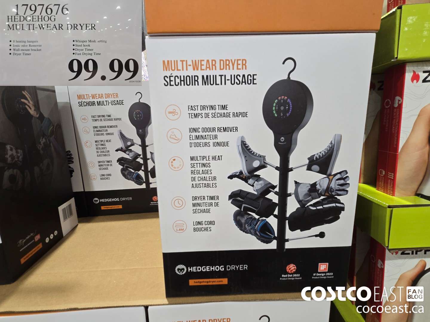 1797676 HEDGEHOG MULTI-WEAR DRYER $99.99