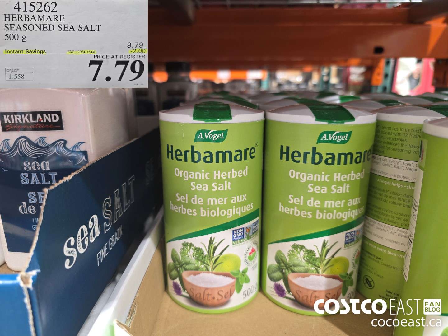 415262 HERBAMARE SEASONED SEA SALT 500 G ($2.00 INSTANT SAVINGS EXPIRES ON 2024-12-08) $7.79