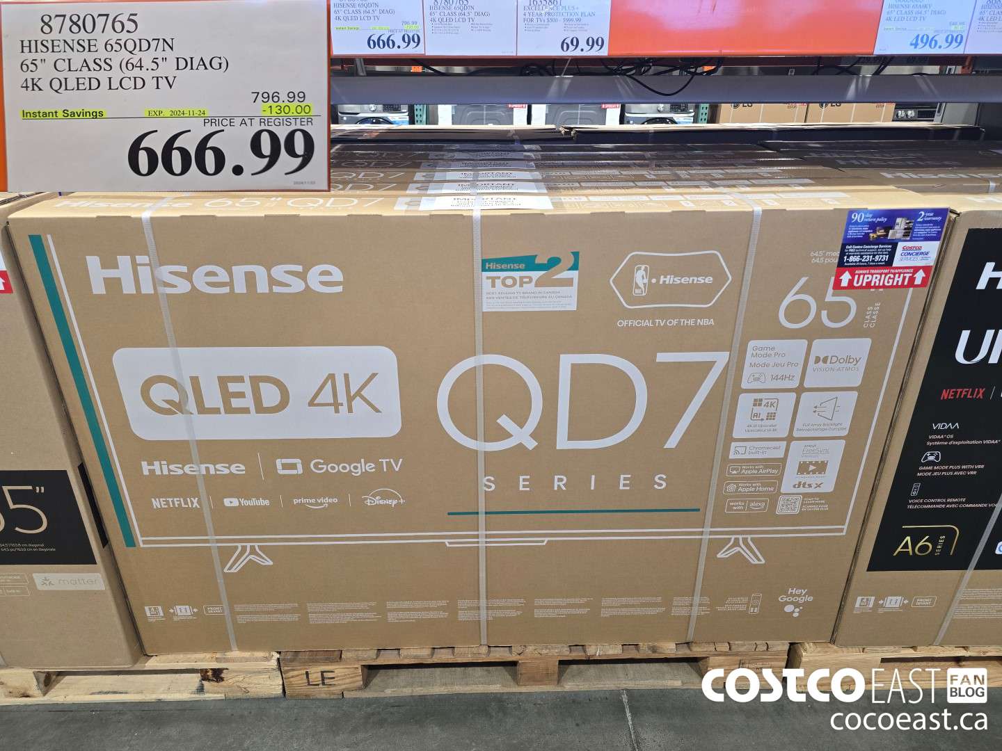 8780765 HISENSE 65QD7N 65