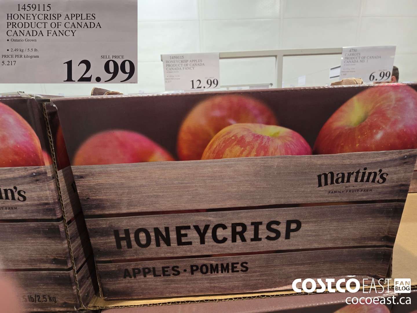 1459115 HONEYCRISP APPLES PRODUCT OF CANADA CANADA FANCY $12.99