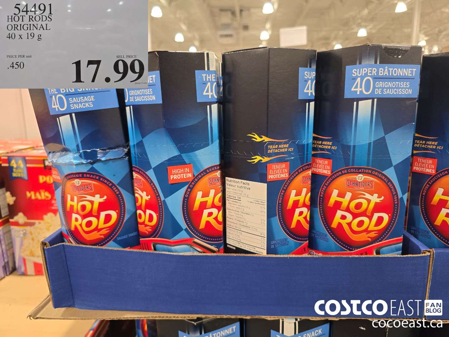 54491 HOT RODS ORIGINAL 40 x 19g $17.99