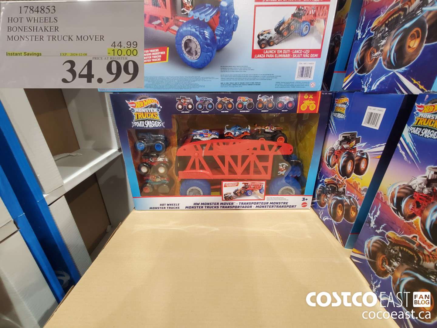 1784853 HOT WHEELS BONESHAKER MONSTER TRUCK MOVER ($10.00 INSTANT SAVINGS EXPIRES ON 2024-12-08) $34.99