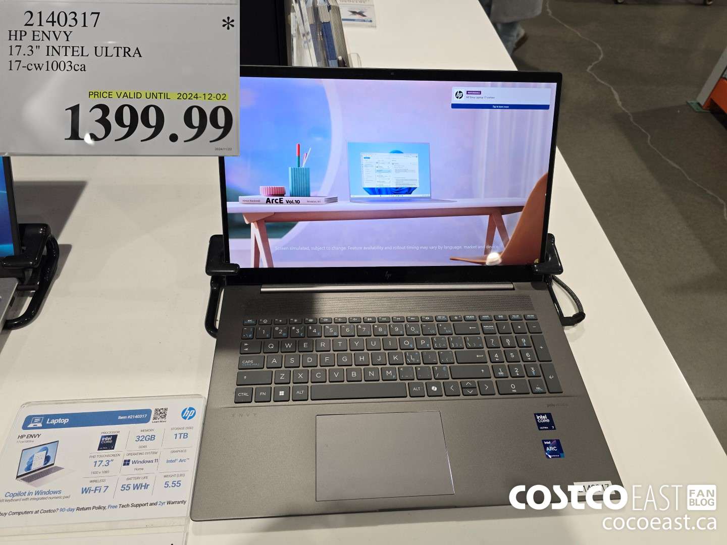 2140317 HP ENVY 17.3