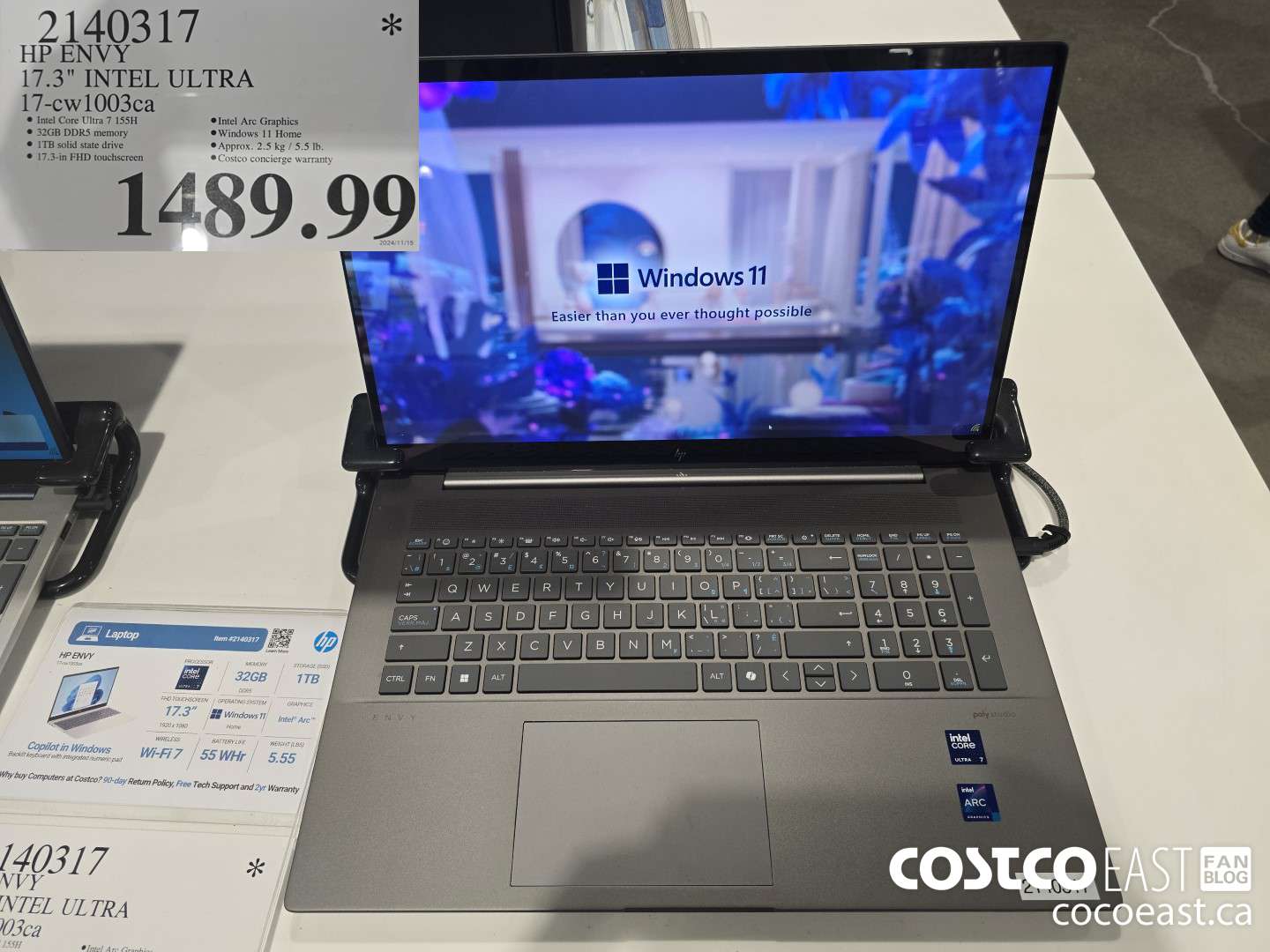 2140317 HP ENVY 17.3