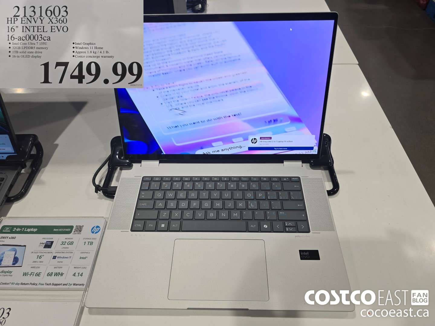 2131603 HP ENVY X360 16