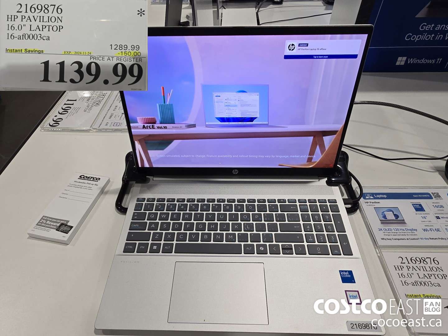 2169876 HP PAVILION 16.0