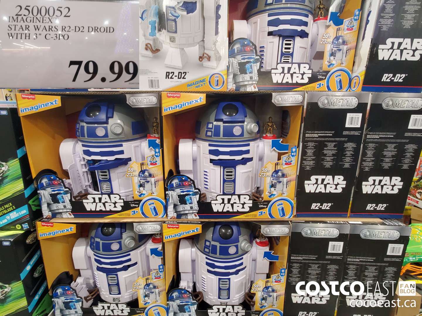 2500052 IMAGINEXT STAR WARS R2-D2 DROID WITH 3