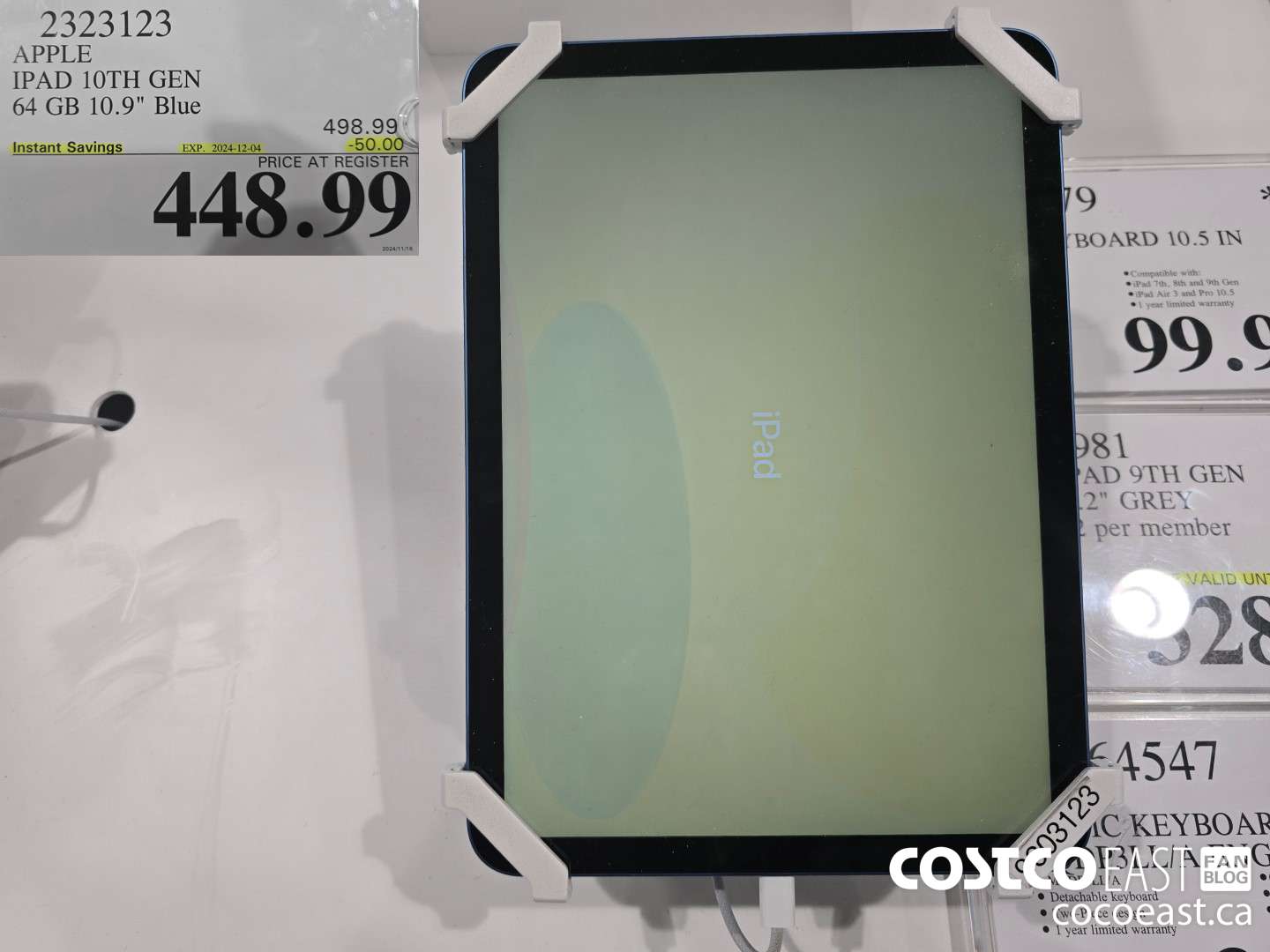 2323123 IPAD 10TH GEN 64GB 10.9 in. Blue ($50.00 INSTANT SAVINGS EXPIRES ON 2024-12-04) $448.99