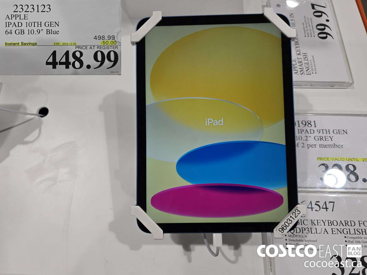 2323123 IPAD 10TH GEN 64GB 10.9 in. Blue ($50.00 INSTANT SAVINGS EXPIRES ON 2024-12-04) $448.99