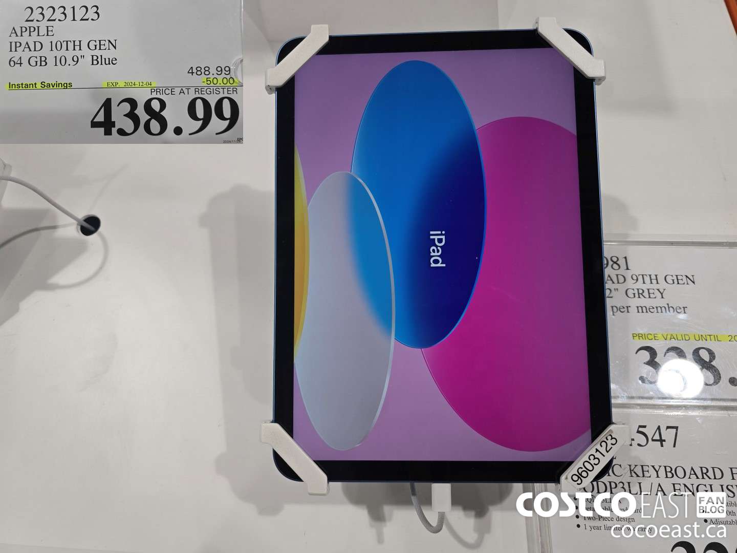 2323123 IPAD 10TH GEN 64GB 10.9 in. Blue ($50.00 INSTANT SAVINGS EXPIRES ON 2024-12-04) $438.99