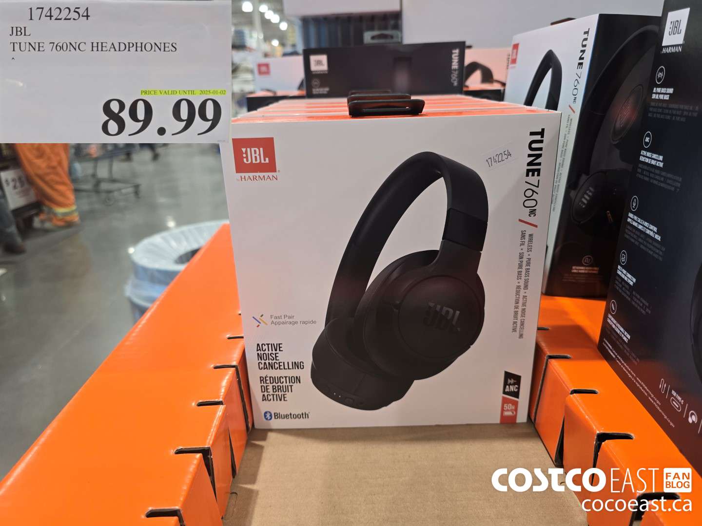 1742254 JBL TUNE 760NC HEADPHONES $89.99