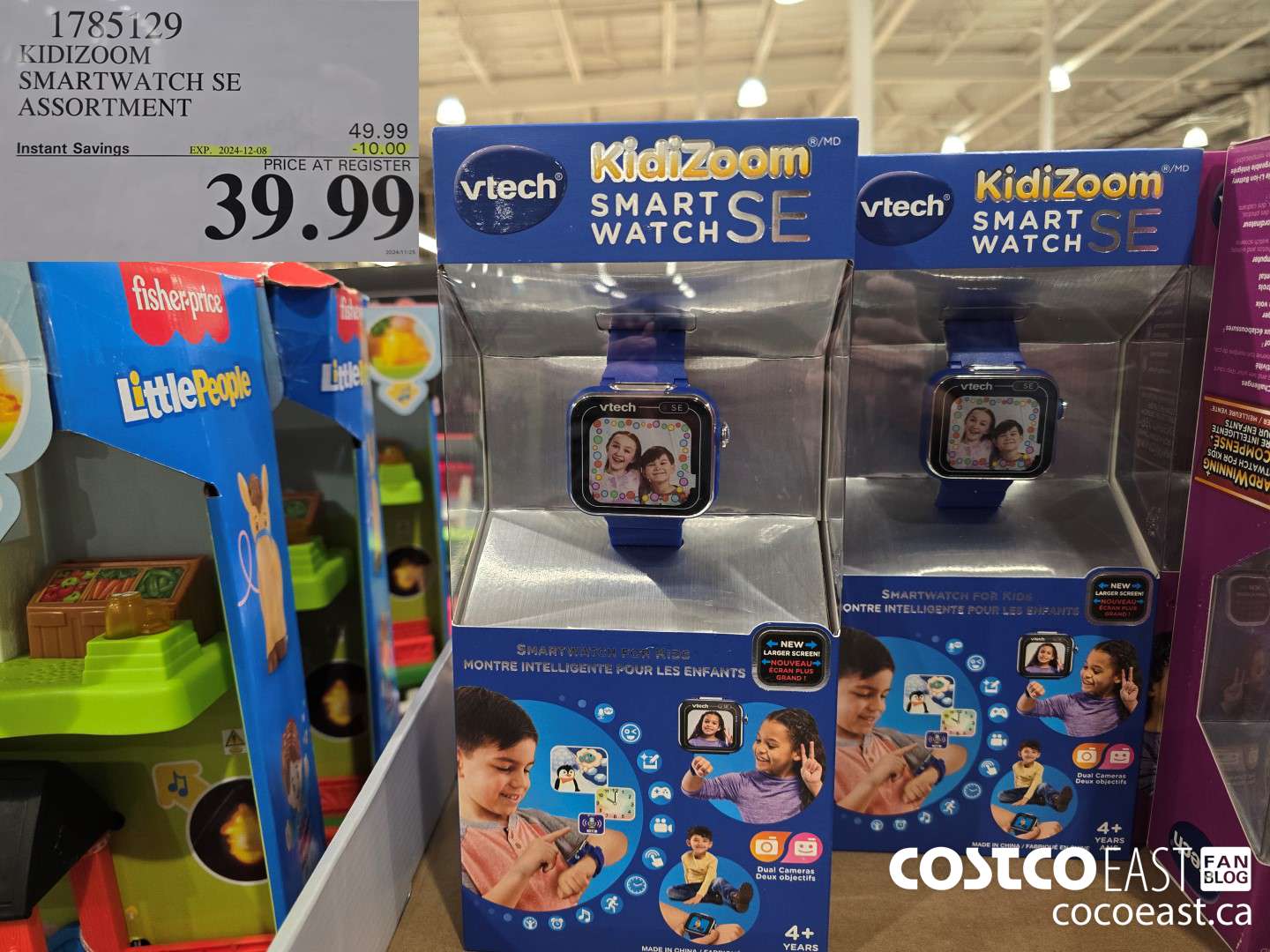 1785129 KIDIZOOM SMARTWATCH SE ASSORTMENT ($10.00 INSTANT SAVINGS EXPIRES ON 2024-12-08) $39.99