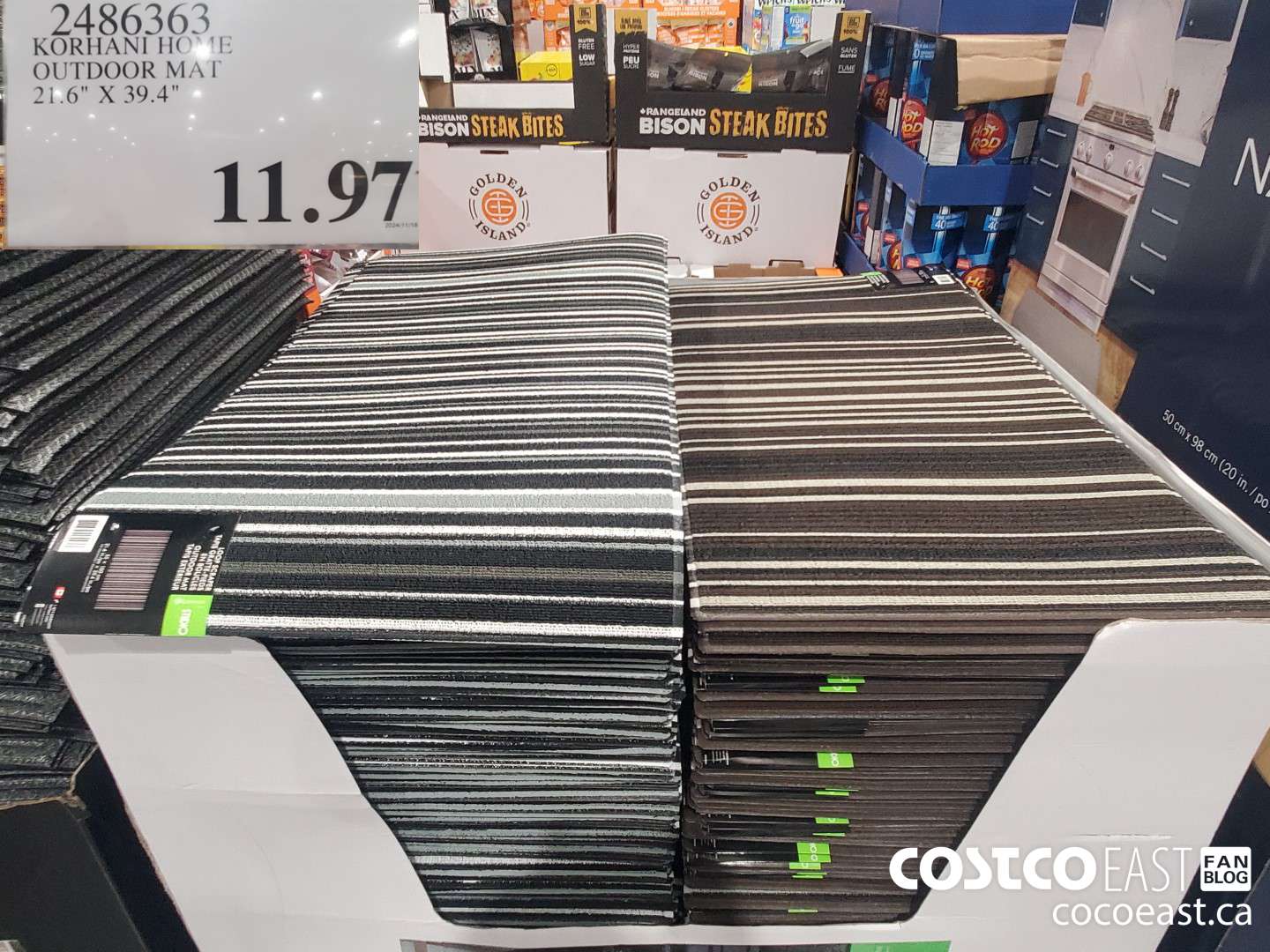 2486363 KORHANI HOME OUTDOOR MAT $11.97