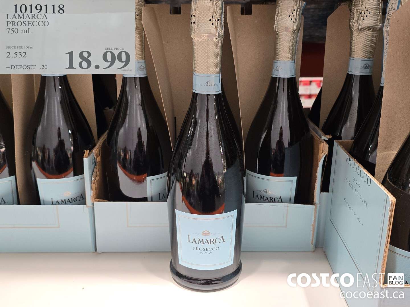 1019118 LAMARCA PROSECCO 750 ML $18.99
