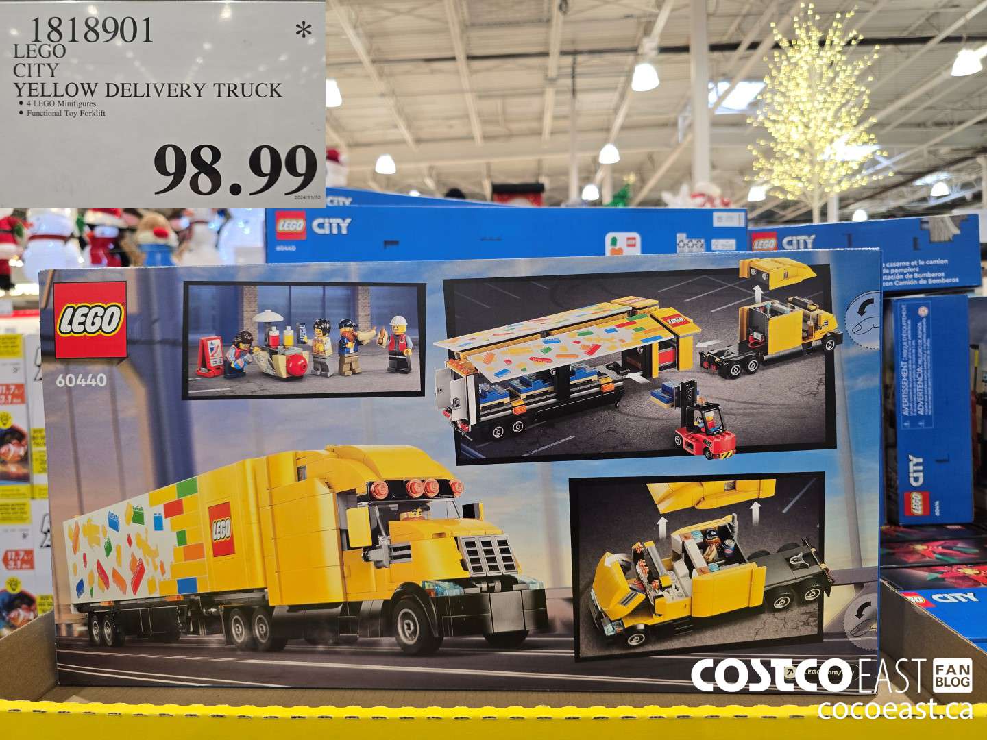 1818901 LEGO CITY YELLOW DELIVERY TRUCK $98.99