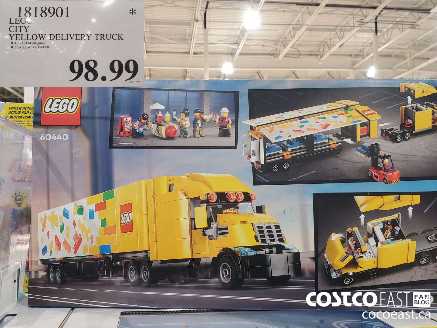1818901 LEGO CITY YELLOW DELIVERY TRUCK $98.99