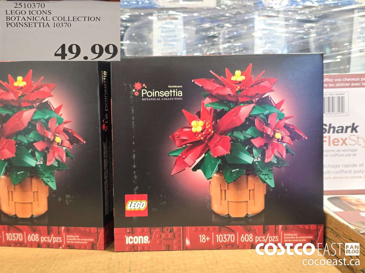 2510370 LEGO ICONS BOTANICAL COLLECTION POINSETTIA 10370 $49.99