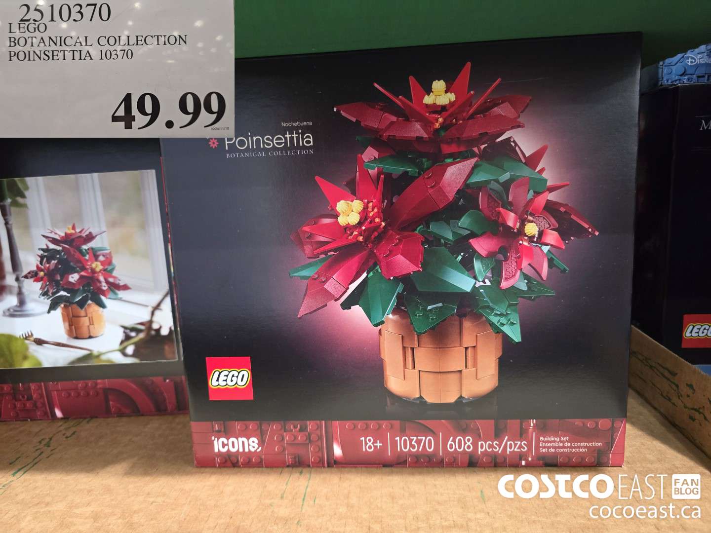 2510370 LEGO ICONS BOTANICAL COLLECTION POINSETTIA 10370 $49.99