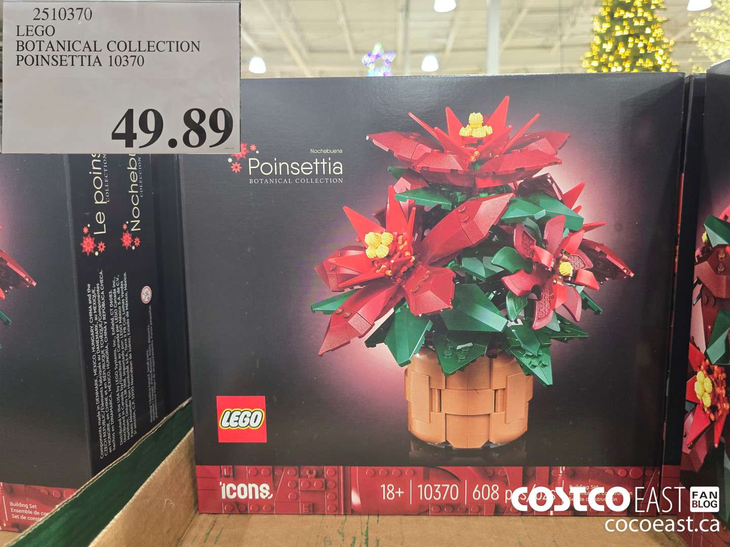 2510370 LEGO ICONS BOTANICAL COLLECTION POINSETTIA 10370 $49.89