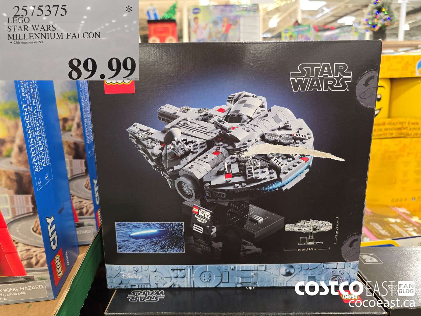 2575375 LEGO STAR WARS MILLENNIUM FALCON $89.99