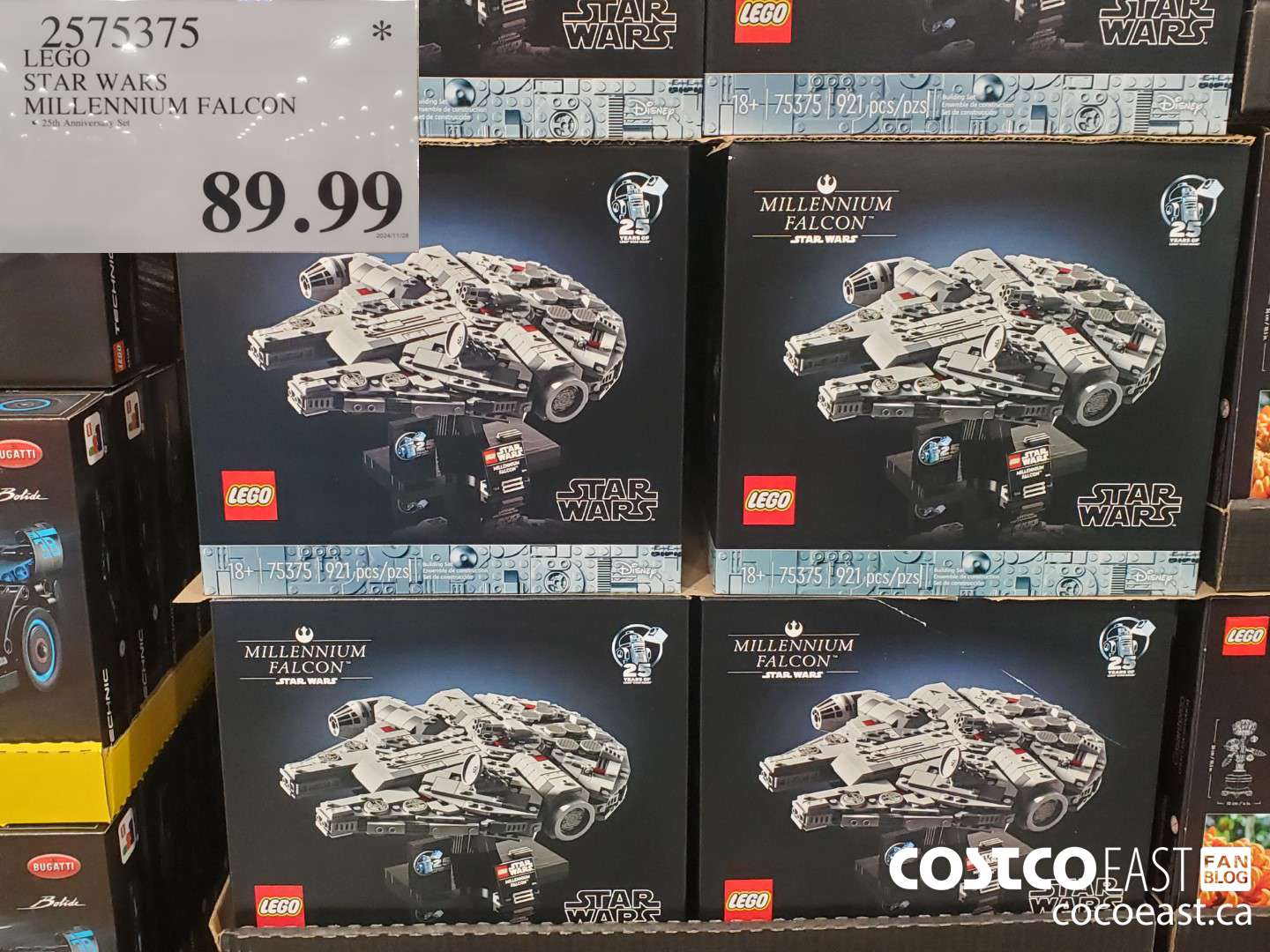 2575375 LEGO STAR WARS MILLENNIUM FALCON $89.99