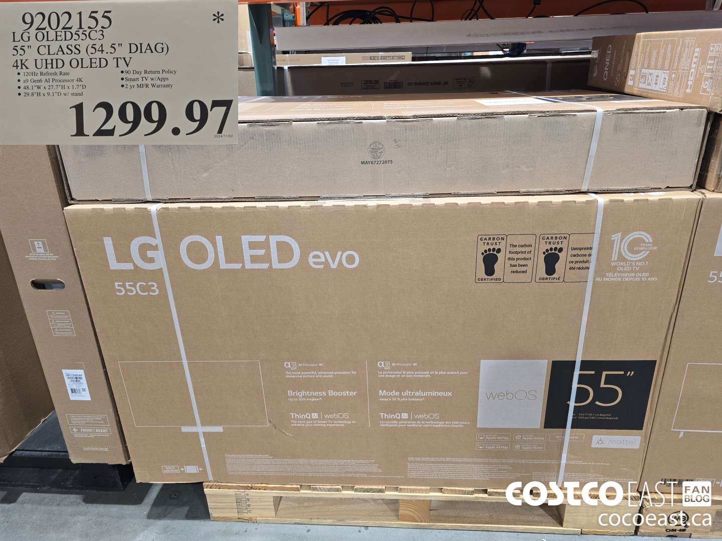 9202155 LG OLED55C3 55