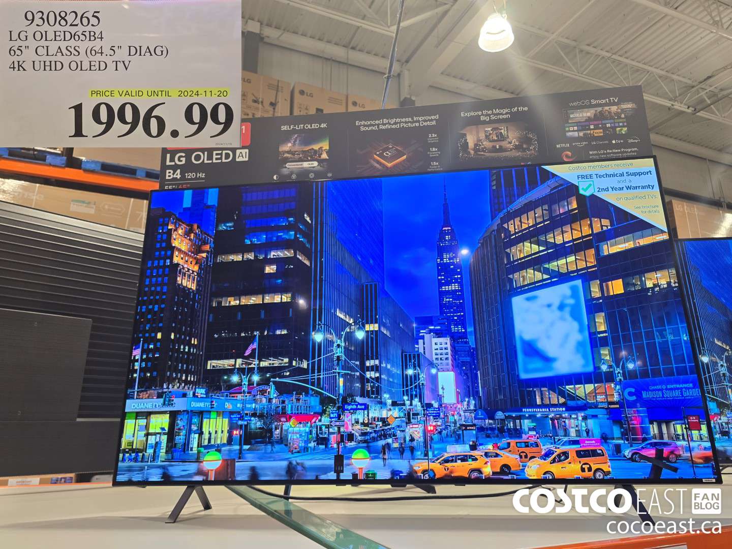 9308265 LG OLED65B4 65