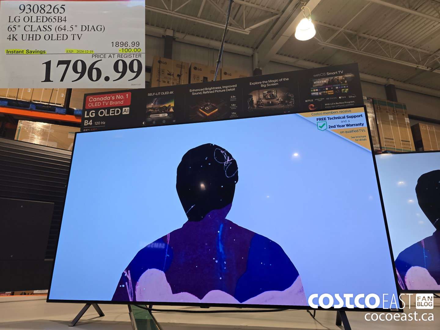 9308265 LG OLED65B4 65