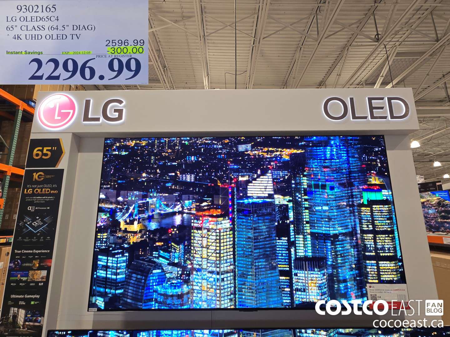 9302165 LG OLED65C4 65