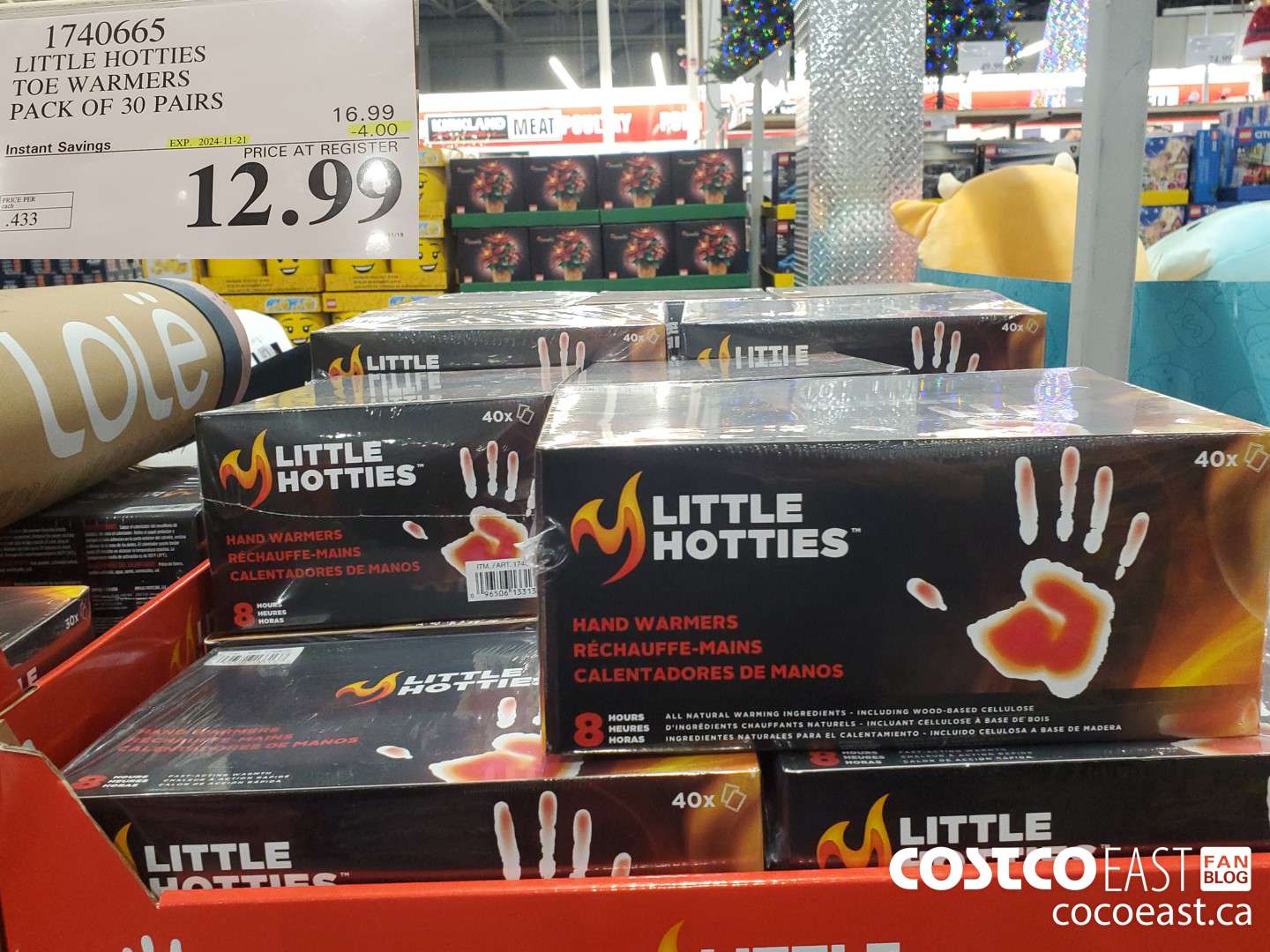 1740665 LITTLE HOTTIES TOE WARMERS PACK OF 30 PAIRS ($4.00 INSTANT SAVINGS EXPIRES ON 2024-11-21) $12.99