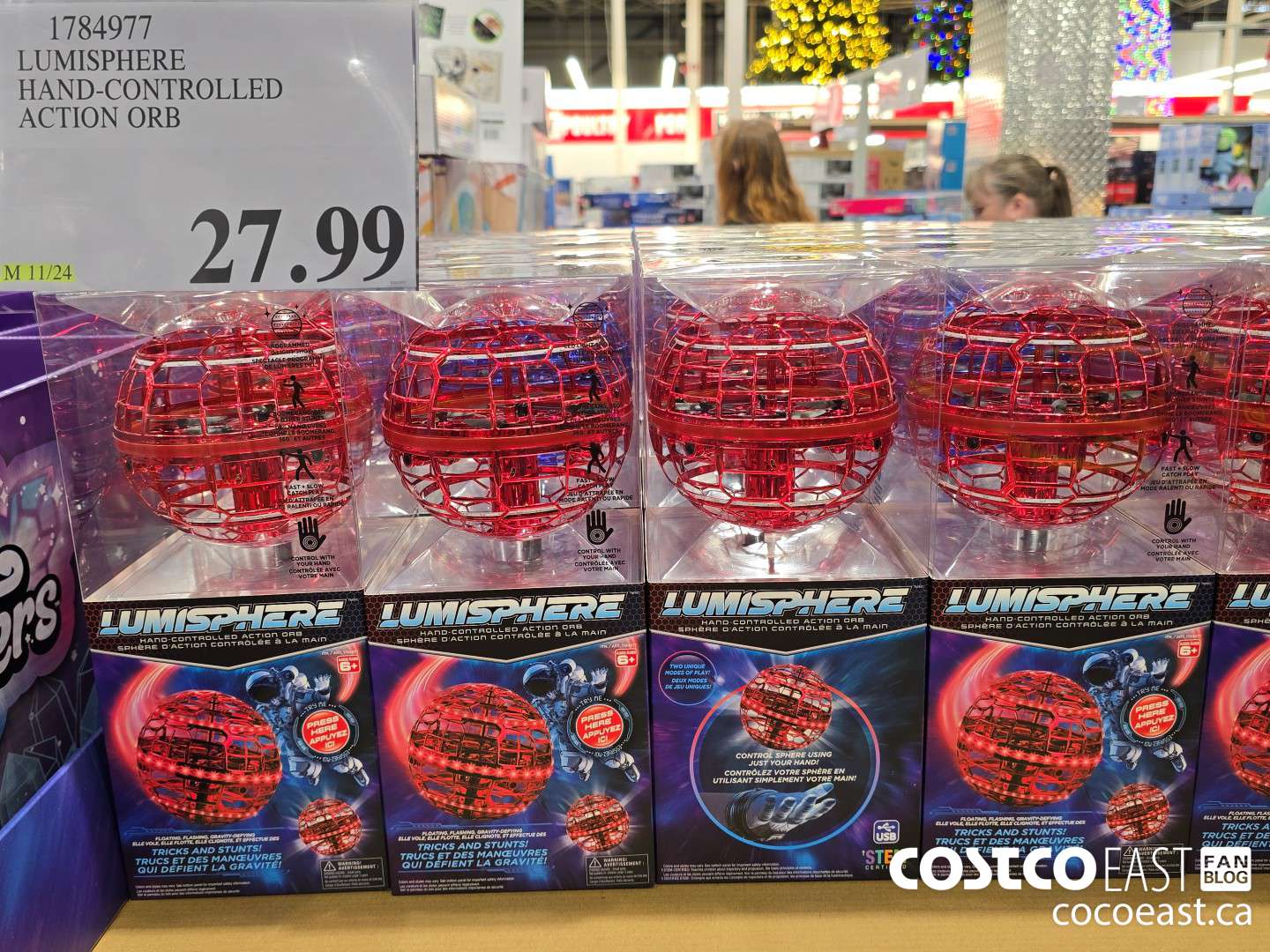 1784977 LUMISPHERE HAND-CONTROLLED ACTION ORB $27.99