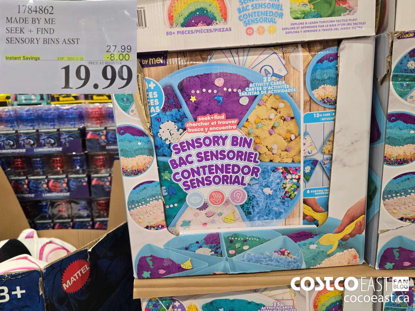 1784862 MADE BY ME SEEK + FIND SENSORY BINS ASST ($8.00 INSTANT SAVINGS EXPIRES ON 2024-11-24) $19.99