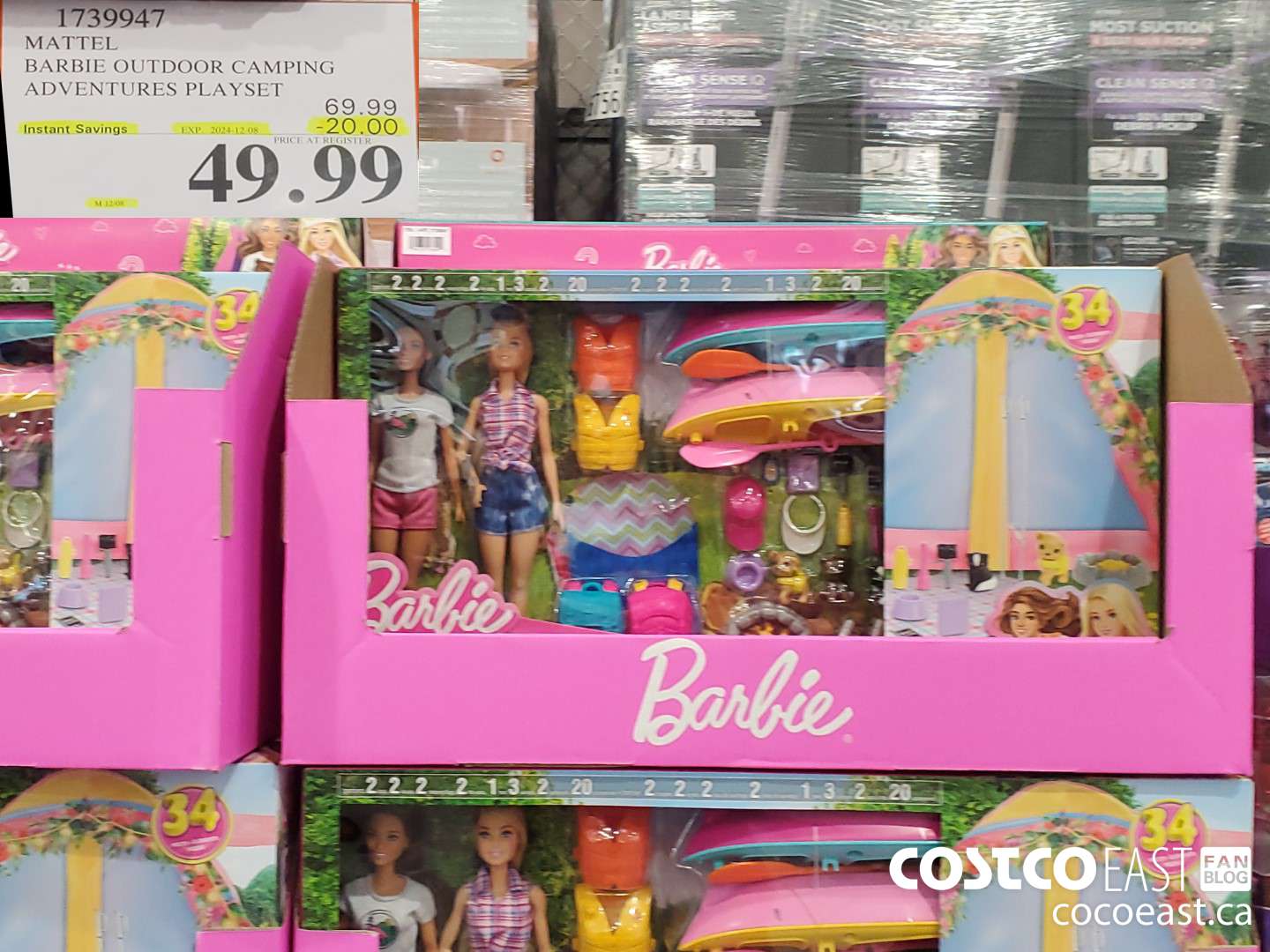 1739947 MATTEL BARBIE OUTDOOR CAMPING ADVENTURES PLAYSET ($20.00 INSTANT SAVINGS EXPIRES ON 2024-12-08) $49.99