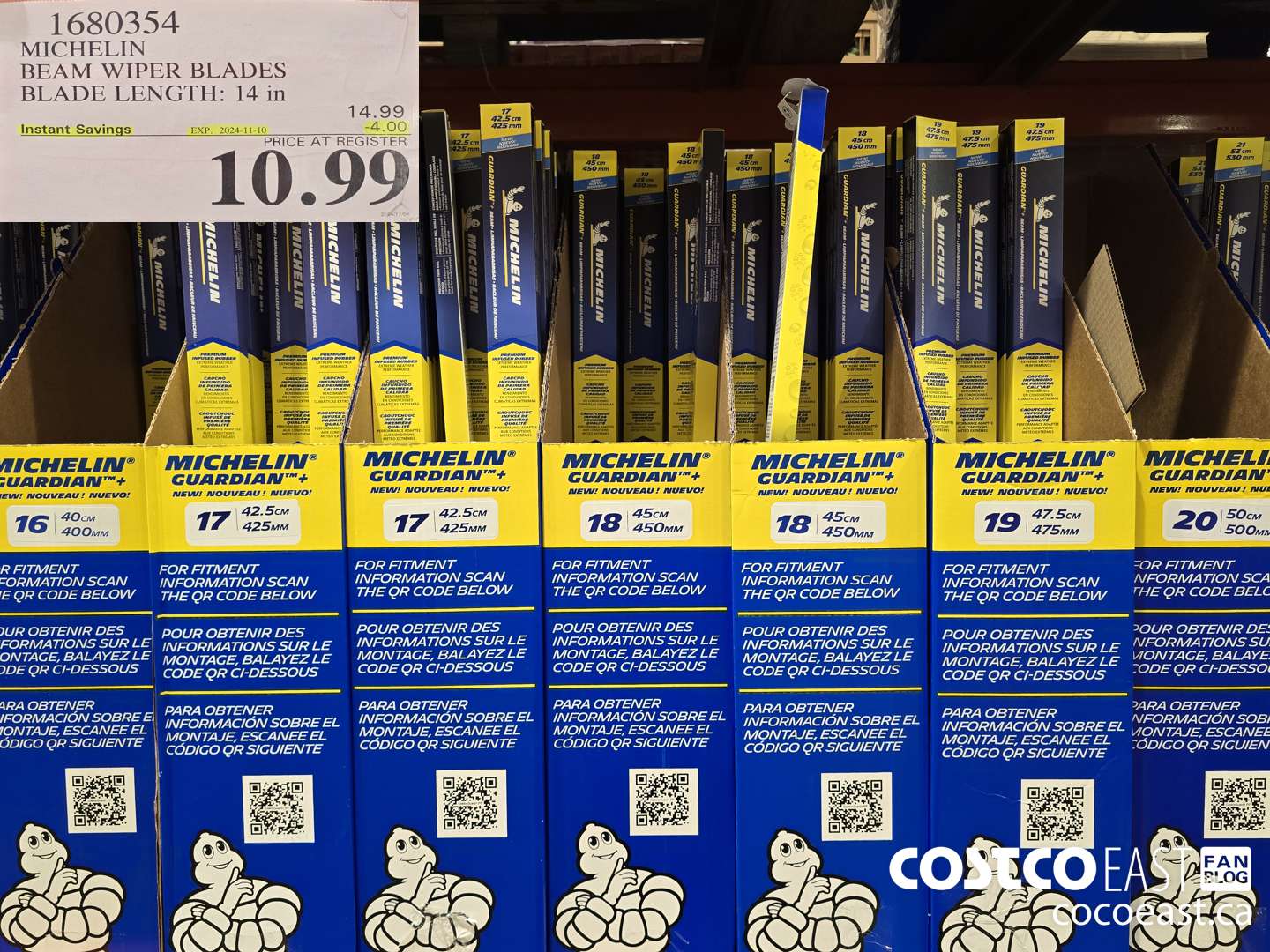 1680354 MICHELIN GUARDIAN + BEAM WIPER BLADES 14