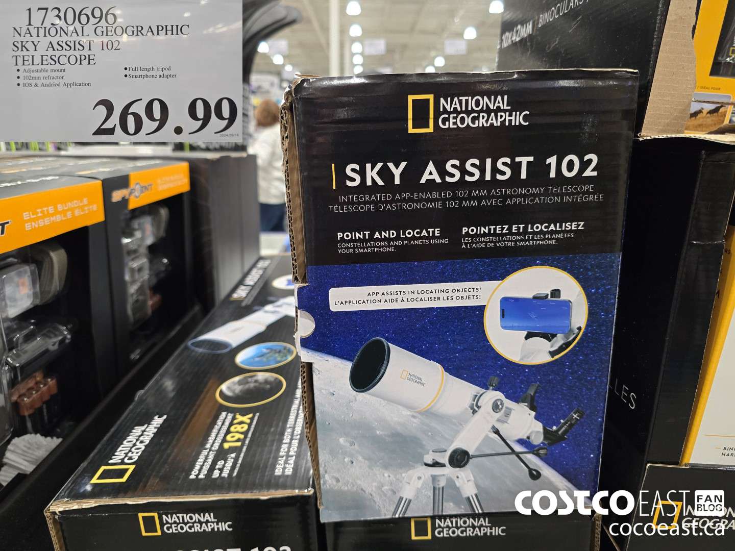 1730696 NATIONAL GEOGRAPHIC SKY ASSIST 102 TELESCOPE $269.99
