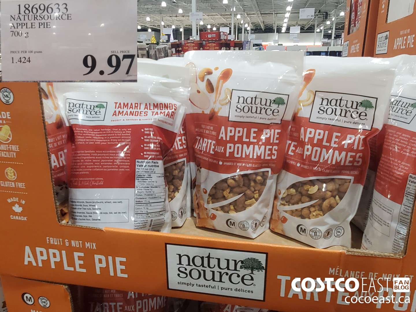 1869633 NATURSOURCE APPLE PIE 700 g $9.97