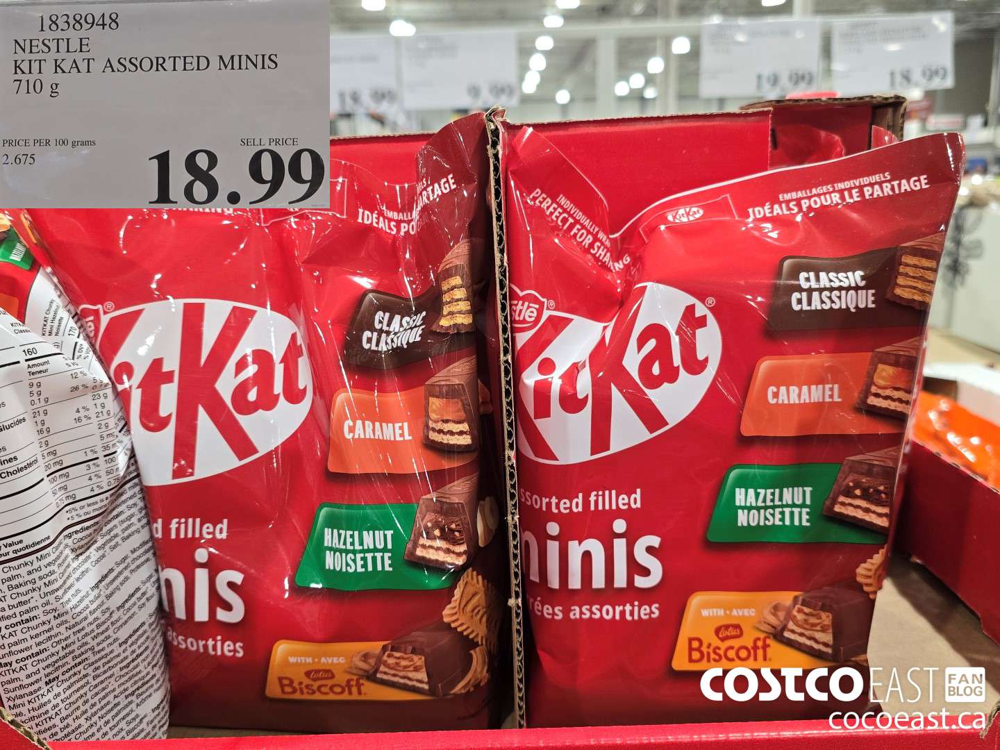 1838948 NESTLE KIT KAT ASSORTED MINIS 710 g $18.99