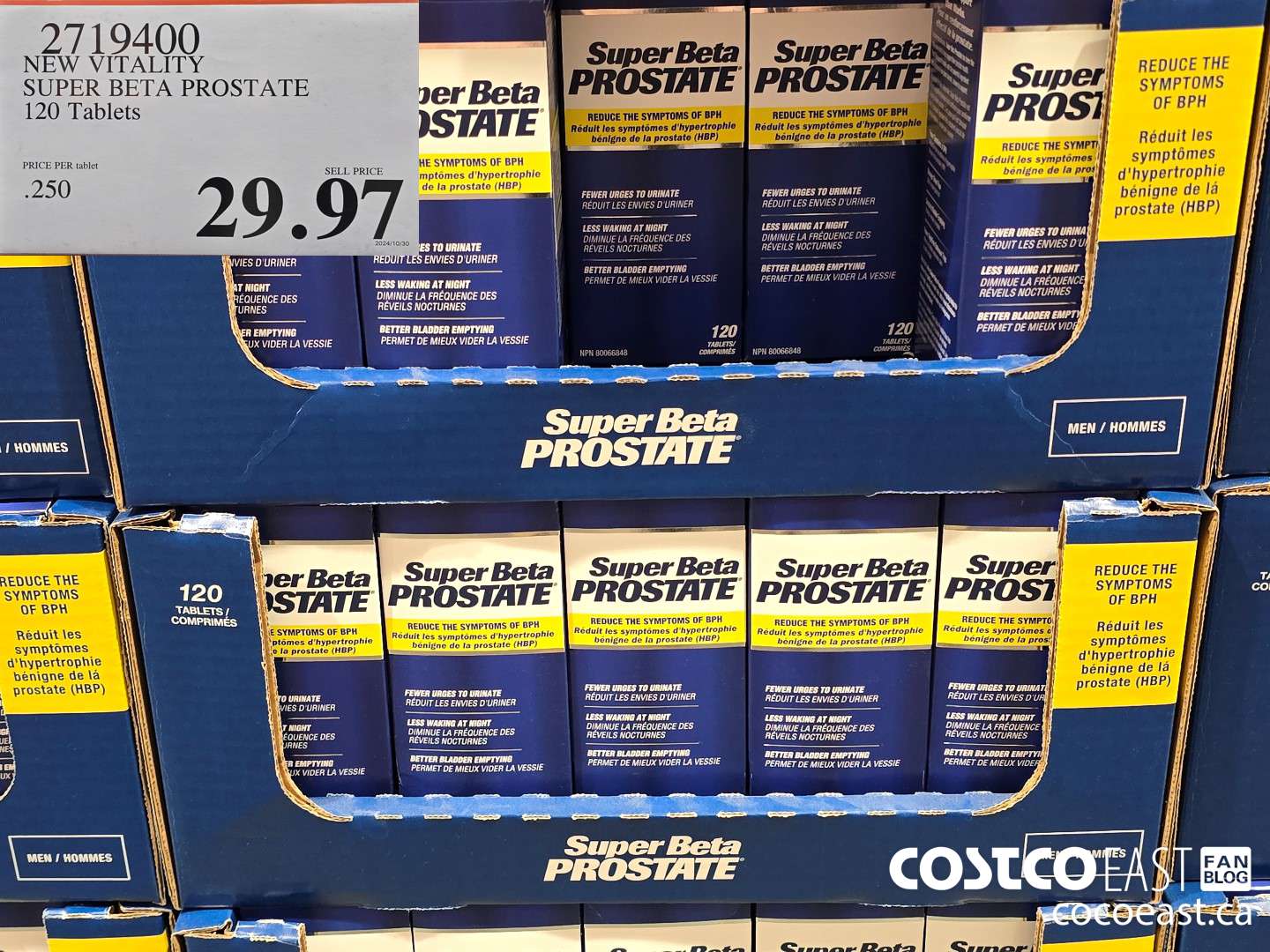 2719400 NEW VITALITY SUPER BETA PROSTATE 120 Tablets $29.97