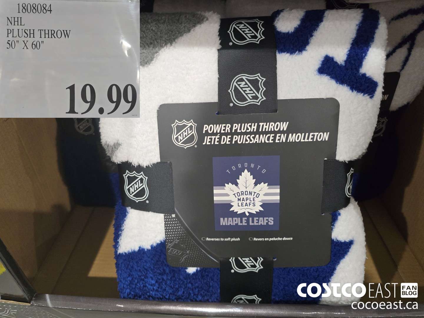 1808084 NHL PLUSH THROW 50