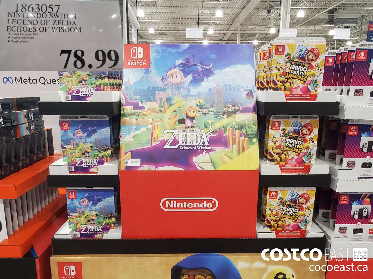 1863057 NINTENDO SWITCH LEGEND OF ZELDA ECHOES OF WISDOM $78.99