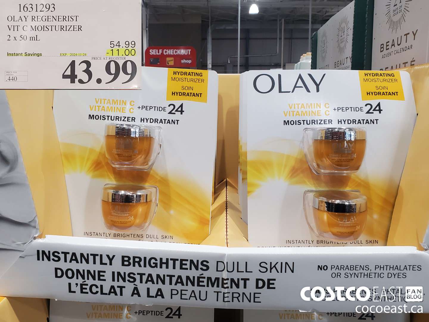 1631293 OLAY VIT C MOISTURIZER 2 x 50 mL ($11.00 INSTANT SAVINGS EXPIRES ON 2032-11-24) $43.99