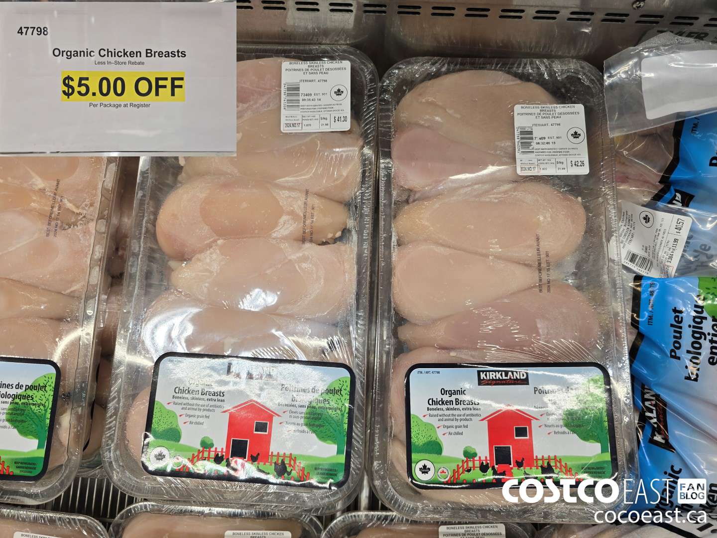 47798 ORGANIC CHICKEN BREASTS ($5.00 INSTANT SAVINGS)