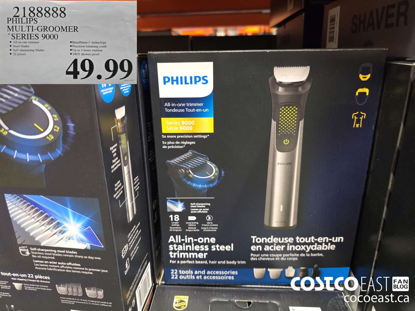 2188888 PHILIPS MULTI-GROOMER “SERIES 9000 $49.99