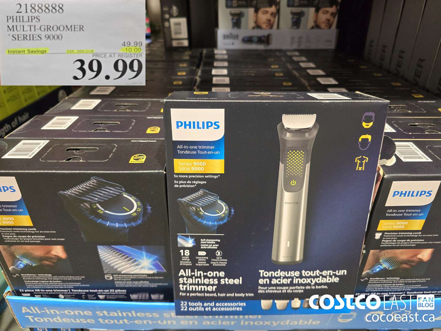 2188888 PHILIPS MULTI-GROOMER “SERIES 9000 ($10.00 INSTANT SAVINGS EXPIRES ON 2024-12-08) $39.99