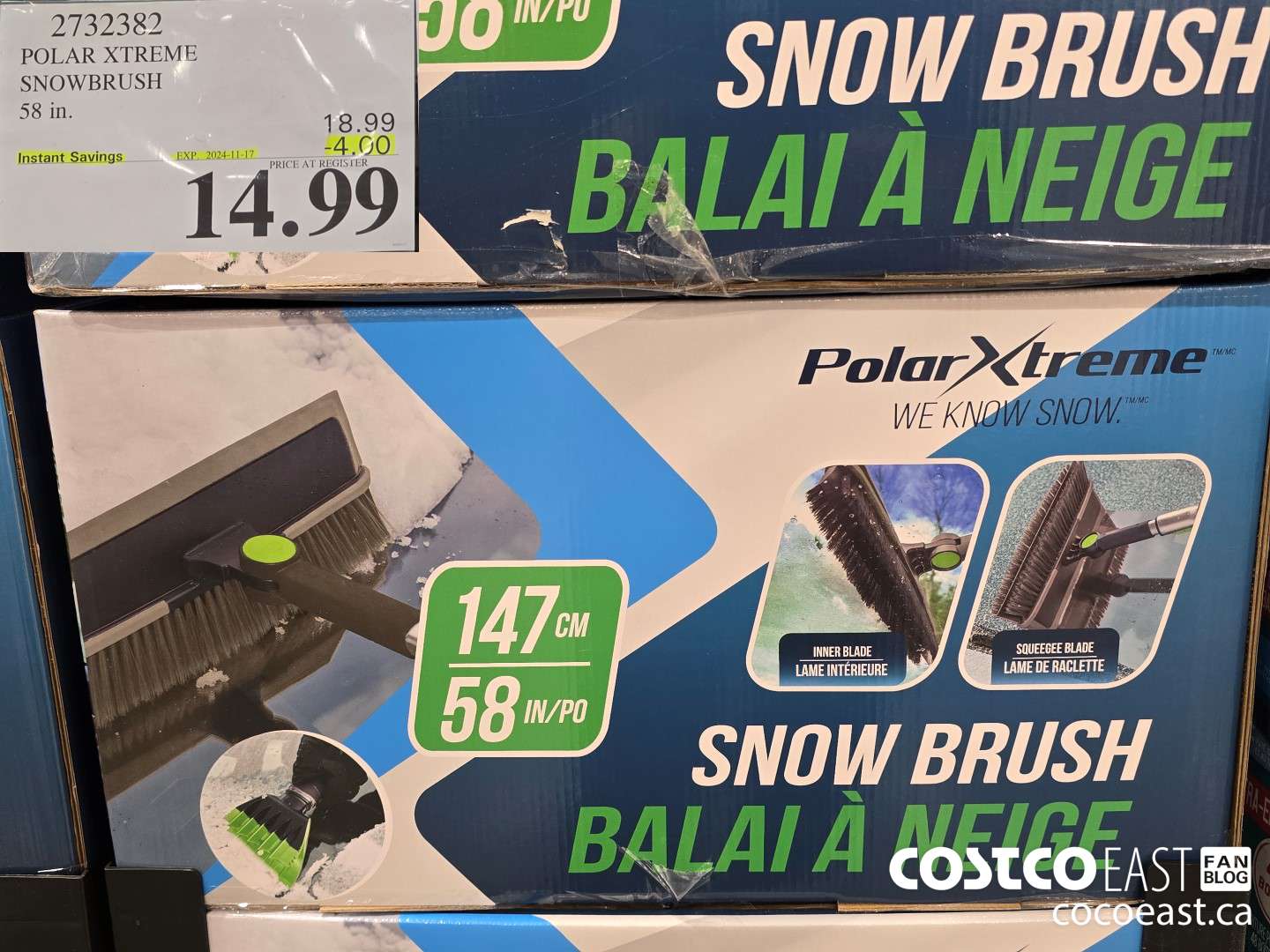 2732382 POLAR XTREME SNOWBRUSH 58 in. ($4.00 INSTANT SAVINGS EXPIRES ON 2024-11-17) $14.99